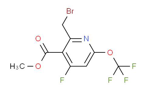 Methyl 2-(bromomethyl)-4-fluoro-6-(trifluoromethoxy)pyridine-3-carboxylate