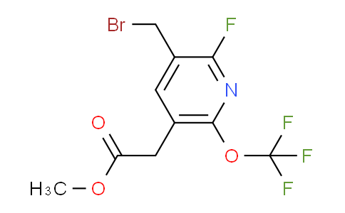 AM212835 | 1804747-78-1 | Methyl 3-(bromomethyl)-2-fluoro-6-(trifluoromethoxy)pyridine-5-acetate