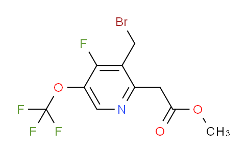 AM212836 | 1804749-82-3 | Methyl 3-(bromomethyl)-4-fluoro-5-(trifluoromethoxy)pyridine-2-acetate