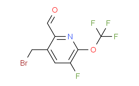 AM212839 | 1806182-92-2 | 3-(Bromomethyl)-5-fluoro-6-(trifluoromethoxy)pyridine-2-carboxaldehyde