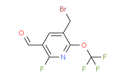 AM212840 | 1804316-67-3 | 3-(Bromomethyl)-6-fluoro-2-(trifluoromethoxy)pyridine-5-carboxaldehyde