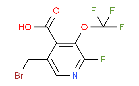 AM212856 | 1804321-86-5 | 5-(Bromomethyl)-2-fluoro-3-(trifluoromethoxy)pyridine-4-carboxylic acid