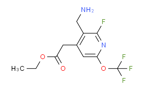 AM212869 | 1803940-49-9 | Ethyl 3-(aminomethyl)-2-fluoro-6-(trifluoromethoxy)pyridine-4-acetate