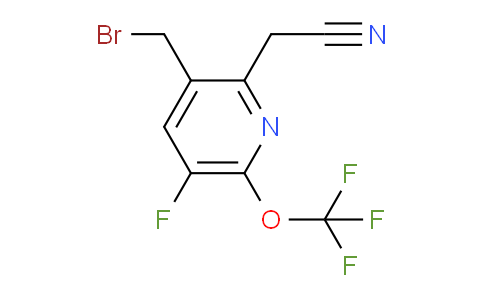 AM212870 | 1804316-43-5 | 3-(Bromomethyl)-5-fluoro-6-(trifluoromethoxy)pyridine-2-acetonitrile