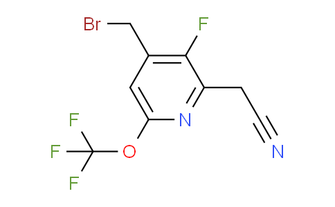 AM212871 | 1803680-58-1 | 4-(Bromomethyl)-3-fluoro-6-(trifluoromethoxy)pyridine-2-acetonitrile