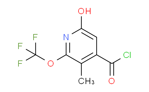 AM212872 | 1804816-29-2 | 6-Hydroxy-3-methyl-2-(trifluoromethoxy)pyridine-4-carbonyl chloride