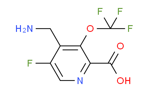 4-(Aminomethyl)-5-fluoro-3-(trifluoromethoxy)pyridine-2-carboxylic acid