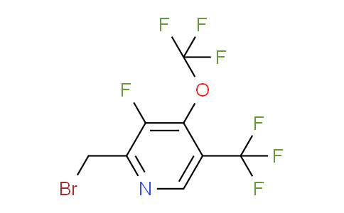 2-(Bromomethyl)-3-fluoro-4-(trifluoromethoxy)-5-(trifluoromethyl)pyridine
