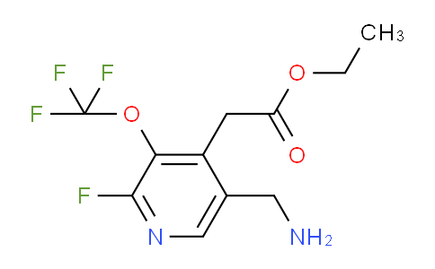 AM212898 | 1806013-71-7 | Ethyl 5-(aminomethyl)-2-fluoro-3-(trifluoromethoxy)pyridine-4-acetate