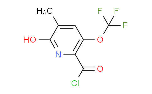 2-Hydroxy-3-methyl-5-(trifluoromethoxy)pyridine-6-carbonyl chloride