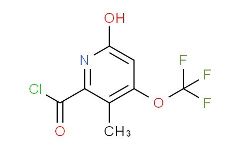 6-Hydroxy-3-methyl-4-(trifluoromethoxy)pyridine-2-carbonyl chloride