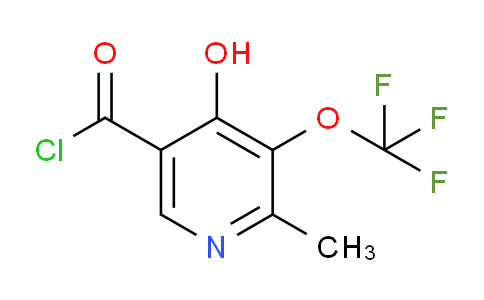 4-Hydroxy-2-methyl-3-(trifluoromethoxy)pyridine-5-carbonyl chloride