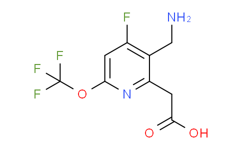 3-(Aminomethyl)-4-fluoro-6-(trifluoromethoxy)pyridine-2-acetic acid