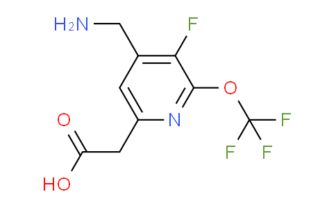 4-(Aminomethyl)-3-fluoro-2-(trifluoromethoxy)pyridine-6-acetic acid
