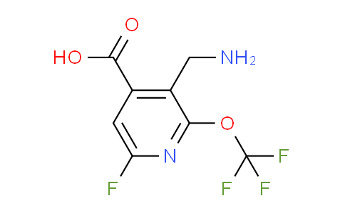 AM212924 | 1804642-14-5 | 3-(Aminomethyl)-6-fluoro-2-(trifluoromethoxy)pyridine-4-carboxylic acid