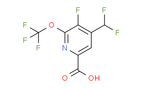 AM212967 | 1806266-76-1 | 4-(Difluoromethyl)-3-fluoro-2-(trifluoromethoxy)pyridine-6-carboxylic acid