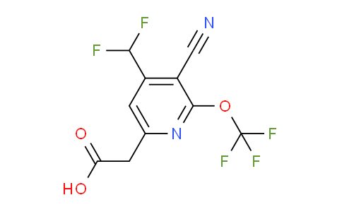 AM212973 | 1803948-66-4 | 3-Cyano-4-(difluoromethyl)-2-(trifluoromethoxy)pyridine-6-acetic acid