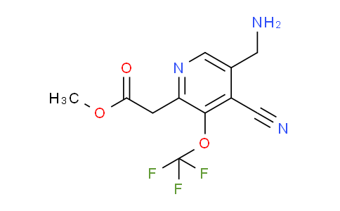 AM212980 | 1803941-62-9 | Methyl 5-(aminomethyl)-4-cyano-3-(trifluoromethoxy)pyridine-2-acetate