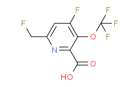 AM212984 | 1805974-67-7 | 4-Fluoro-6-(fluoromethyl)-3-(trifluoromethoxy)pyridine-2-carboxylic acid