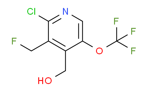 2-Chloro-3-(fluoromethyl)-5-(trifluoromethoxy)pyridine-4-methanol