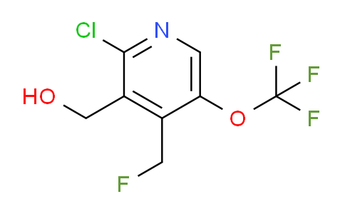 2-Chloro-4-(fluoromethyl)-5-(trifluoromethoxy)pyridine-3-methanol