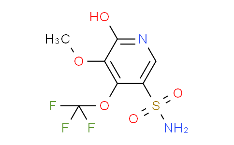 2-Hydroxy-3-methoxy-4-(trifluoromethoxy)pyridine-5-sulfonamide