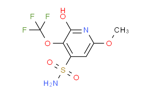2-Hydroxy-6-methoxy-3-(trifluoromethoxy)pyridine-4-sulfonamide