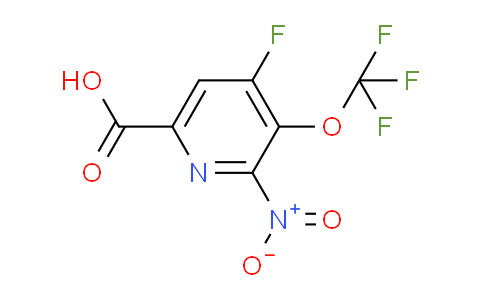 4-Fluoro-2-nitro-3-(trifluoromethoxy)pyridine-6-carboxylic acid