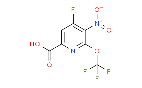 AM213046 | 1803656-97-4 | 4-Fluoro-3-nitro-2-(trifluoromethoxy)pyridine-6-carboxylic acid