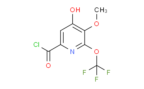 4-Hydroxy-3-methoxy-2-(trifluoromethoxy)pyridine-6-carbonyl chloride