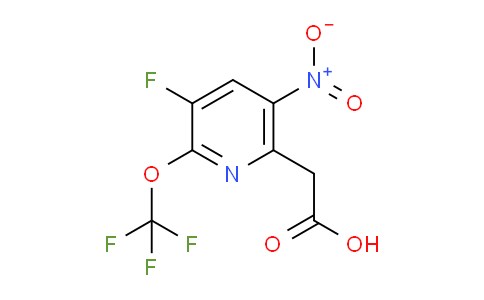 AM213079 | 1805962-68-8 | 3-Fluoro-5-nitro-2-(trifluoromethoxy)pyridine-6-acetic acid
