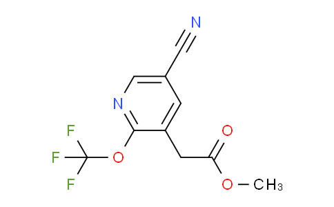 Methyl 5-cyano-2-(trifluoromethoxy)pyridine-3-acetate
