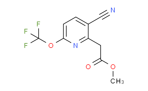 Methyl 3-cyano-6-(trifluoromethoxy)pyridine-2-acetate