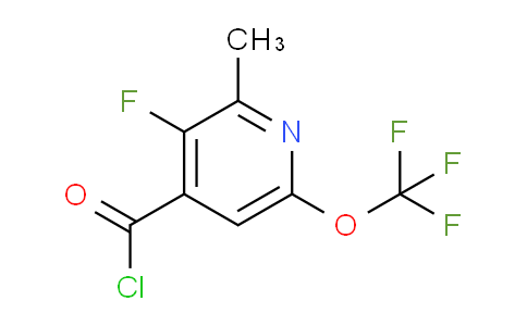 3-Fluoro-2-methyl-6-(trifluoromethoxy)pyridine-4-carbonyl chloride