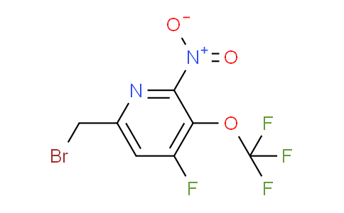 6-(Bromomethyl)-4-fluoro-2-nitro-3-(trifluoromethoxy)pyridine