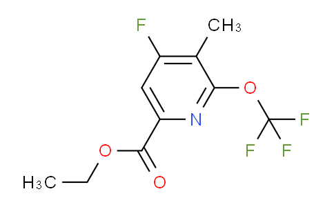AM213153 | 1804315-63-6 | Ethyl 4-fluoro-3-methyl-2-(trifluoromethoxy)pyridine-6-carboxylate