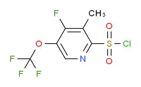 AM213154 | 1803680-67-2 | 4-Fluoro-3-methyl-5-(trifluoromethoxy)pyridine-2-sulfonyl chloride