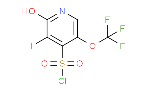 2-Hydroxy-3-iodo-5-(trifluoromethoxy)pyridine-4-sulfonyl chloride