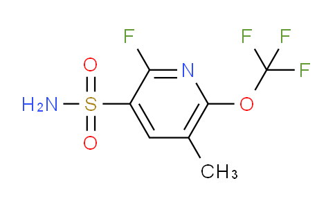 2-Fluoro-5-methyl-6-(trifluoromethoxy)pyridine-3-sulfonamide