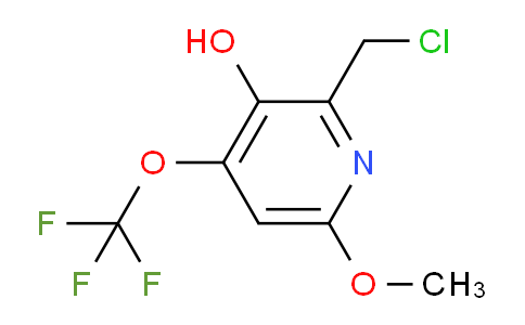 2-(Chloromethyl)-3-hydroxy-6-methoxy-4-(trifluoromethoxy)pyridine