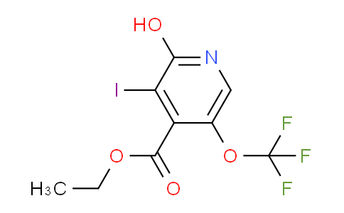 Ethyl 2-hydroxy-3-iodo-5-(trifluoromethoxy)pyridine-4-carboxylate