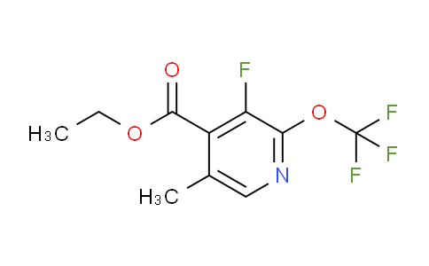 Ethyl 3-fluoro-5-methyl-2-(trifluoromethoxy)pyridine-4-carboxylate