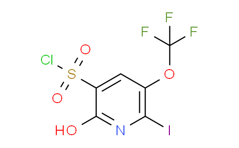 2-Hydroxy-6-iodo-5-(trifluoromethoxy)pyridine-3-sulfonyl chloride