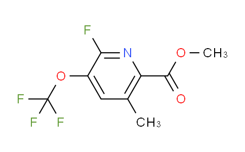 Methyl 2-fluoro-5-methyl-3-(trifluoromethoxy)pyridine-6-carboxylate