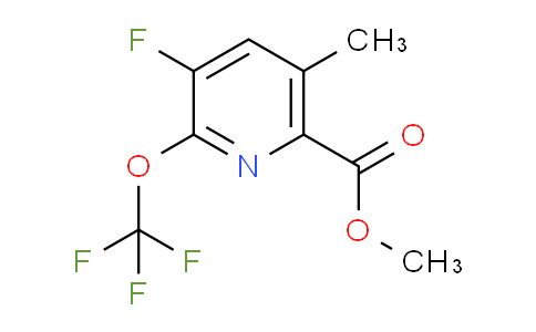 Methyl 3-fluoro-5-methyl-2-(trifluoromethoxy)pyridine-6-carboxylate