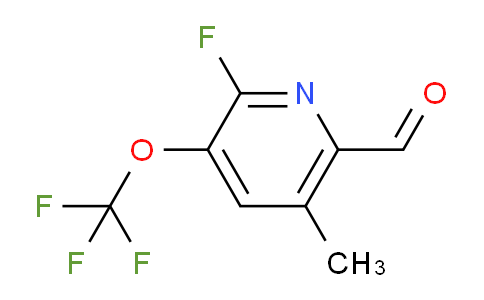 AM213200 | 1803937-15-6 | 2-Fluoro-5-methyl-3-(trifluoromethoxy)pyridine-6-carboxaldehyde
