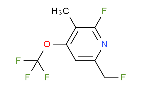 2-Fluoro-6-(fluoromethyl)-3-methyl-4-(trifluoromethoxy)pyridine
