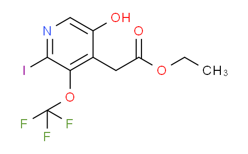 Ethyl 5-hydroxy-2-iodo-3-(trifluoromethoxy)pyridine-4-acetate