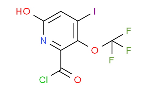 6-Hydroxy-4-iodo-3-(trifluoromethoxy)pyridine-2-carbonyl chloride