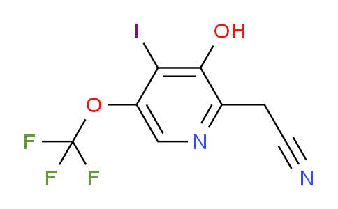 3-Hydroxy-4-iodo-5-(trifluoromethoxy)pyridine-2-acetonitrile